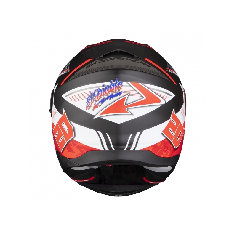 Integrált sisak Scorpion EXO-520 AIR Fabio Quartararo Replika narancs-fekete-szürke
