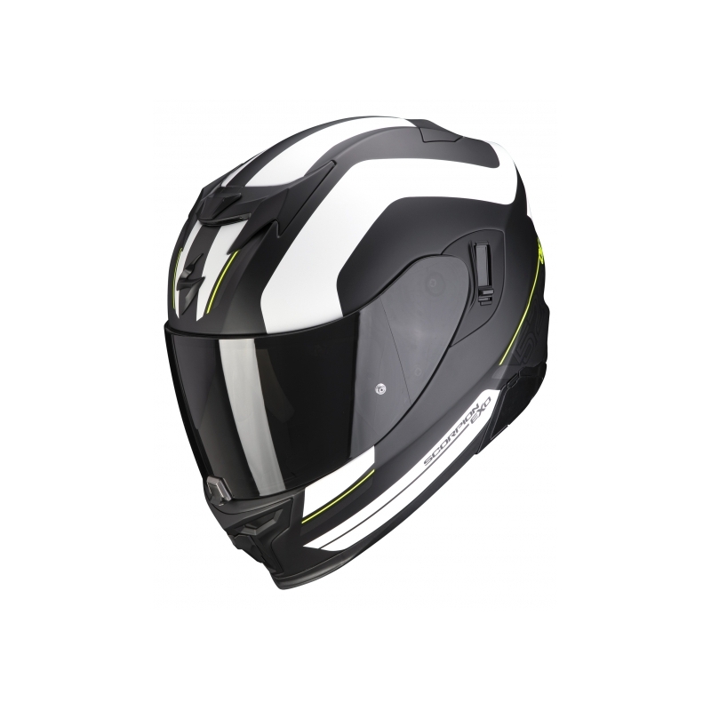 Integrált sisak Scorpion EXO-520 AIR Lemans fekete-fehér