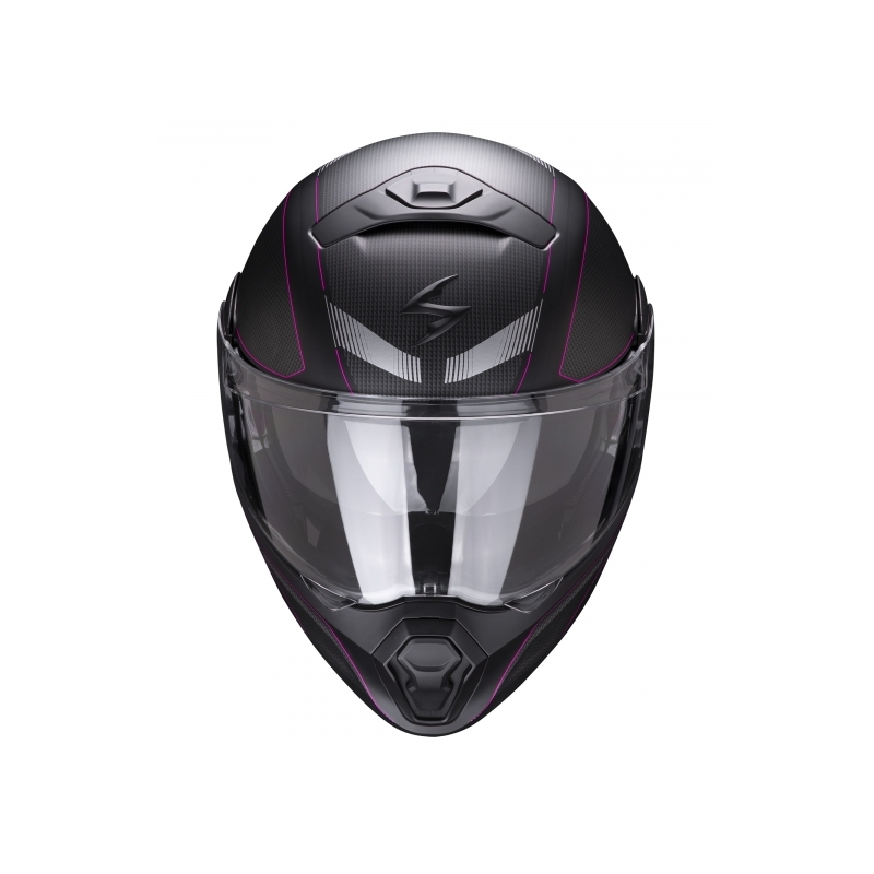 Felnyitható sisak Scorpion EXO-930 Cielo fekete-rózsaszín