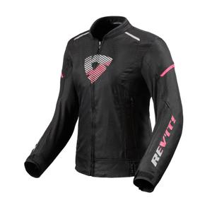 Revit Sprint H2O női motoros kabát  fekete-rózsaszín kiárusítás výprodej