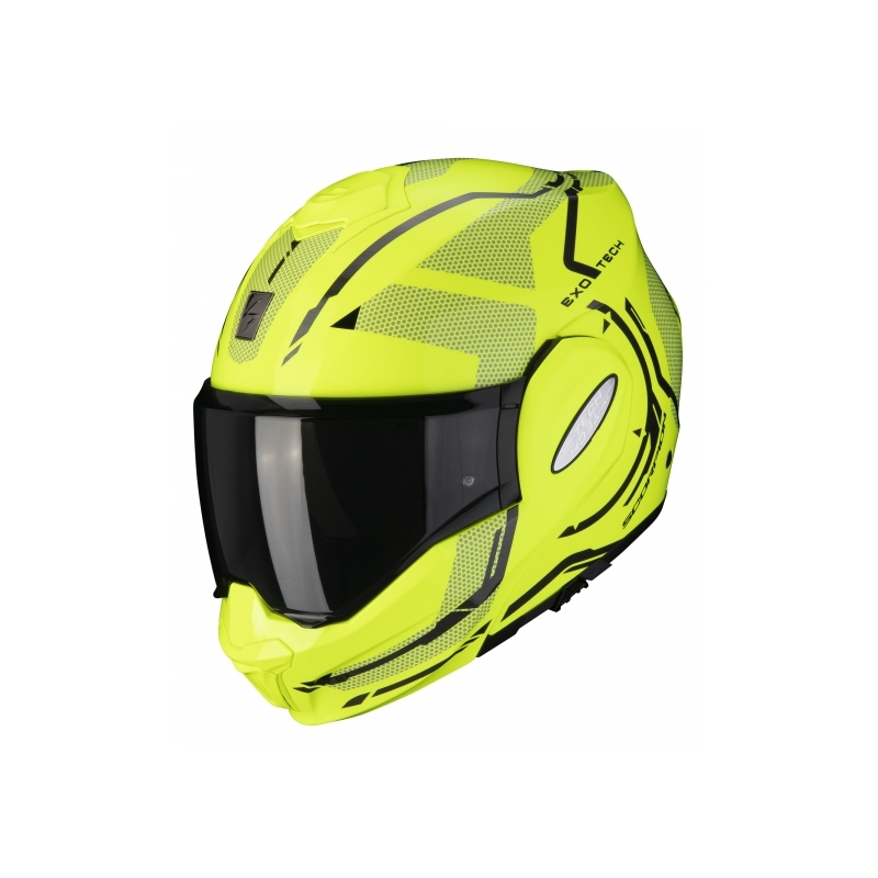 Flip sisak Scorpion EXO-TECH Square fluo sárga