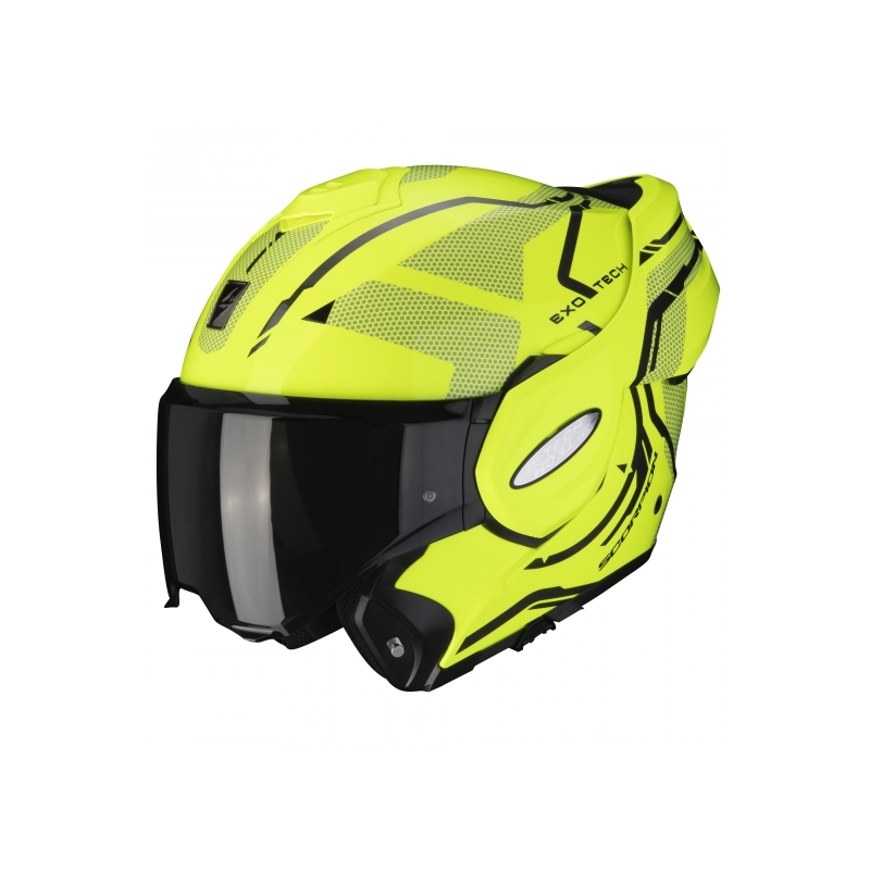 Flip sisak Scorpion EXO-TECH Square fluo sárga