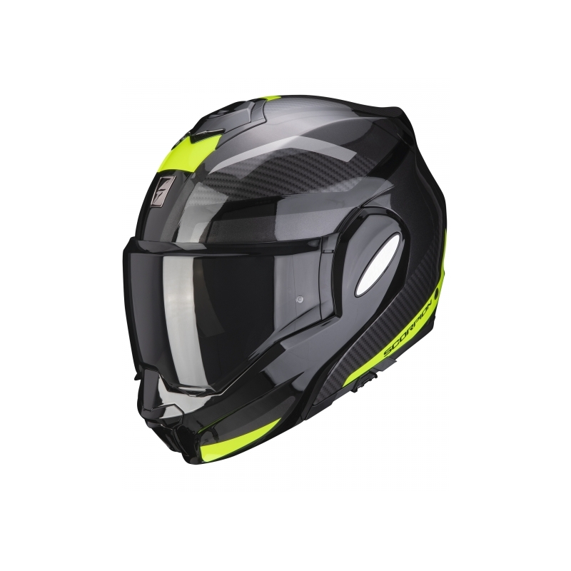 Flip sisak Scorpion EXO-TECH Trap fekete-fluo sárga