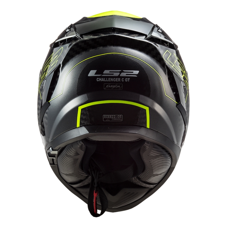 Zárt motoros sisak LS2 FF327 Challenger CT2 Fold fekete-neon sárga