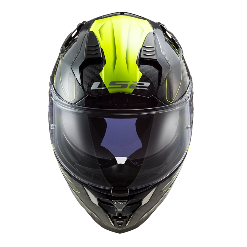 Zárt motoros sisak LS2 FF327 Challenger CT2 Fold fekete-neon sárga