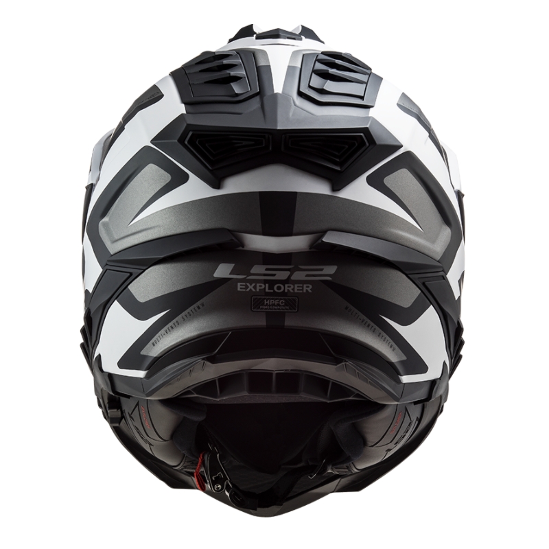 Enduro sisak LS2 MX701 Explorer Alter fehér-fekete-szürke
