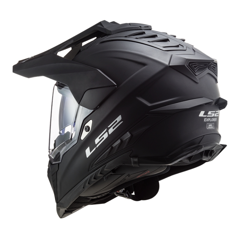 Enduro sisak LS2 MX701  Explorer Solid fekete