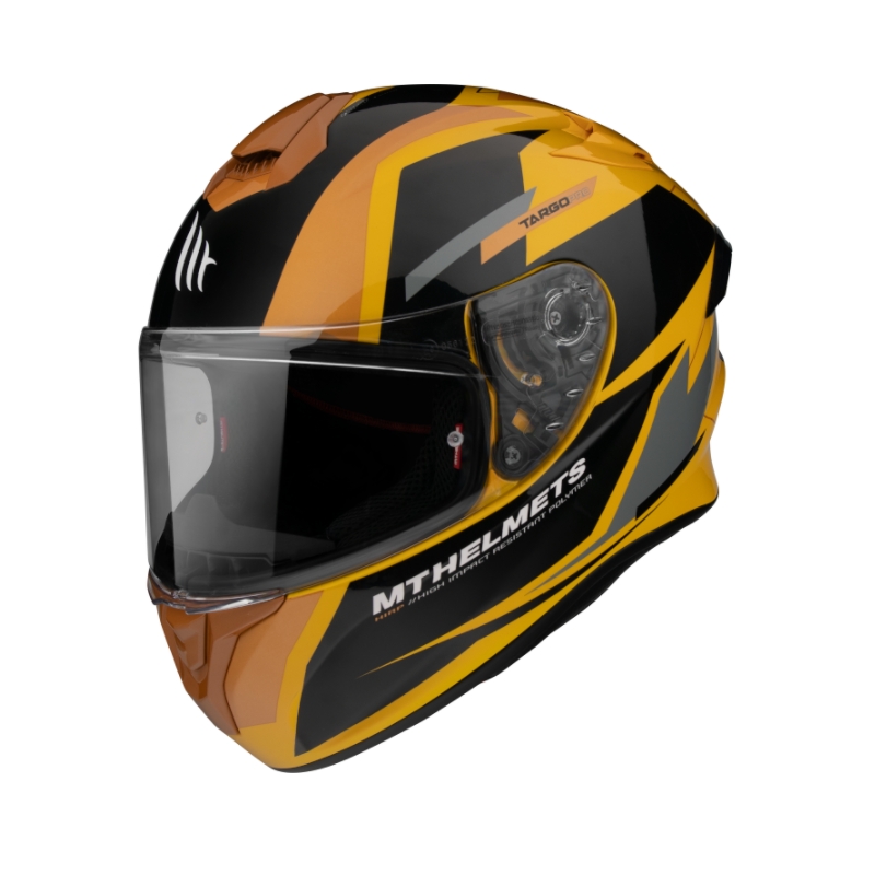 Integrált motoros sisak MT FF106 Pro Targo Pro Sound narancs-fekete-szürke