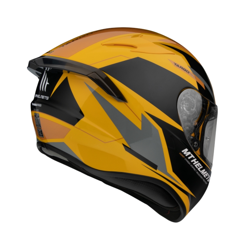 Integrált motoros sisak MT FF106 Pro Targo Pro Sound narancs-fekete-szürke
