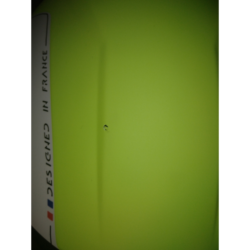 Integrált motoros sisak NOX N301 Vágott fekete-fehér-fluo sárga - II.class kiárusítás
