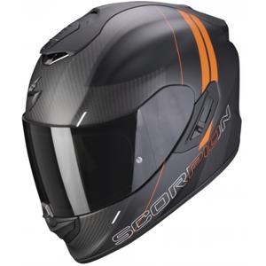 Integrált sisak Scorpion EXO-1400 Carbon Air Drik fekete-narancs