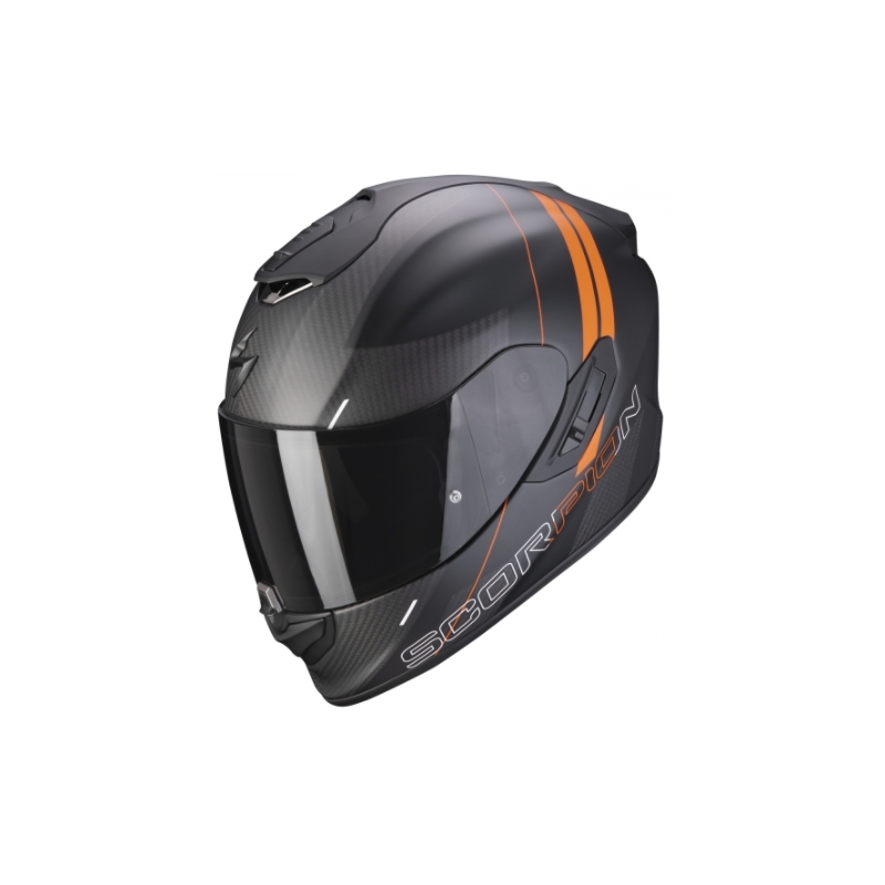 Integrált sisak Scorpion EXO-1400 Carbon Air Drik fekete-narancs