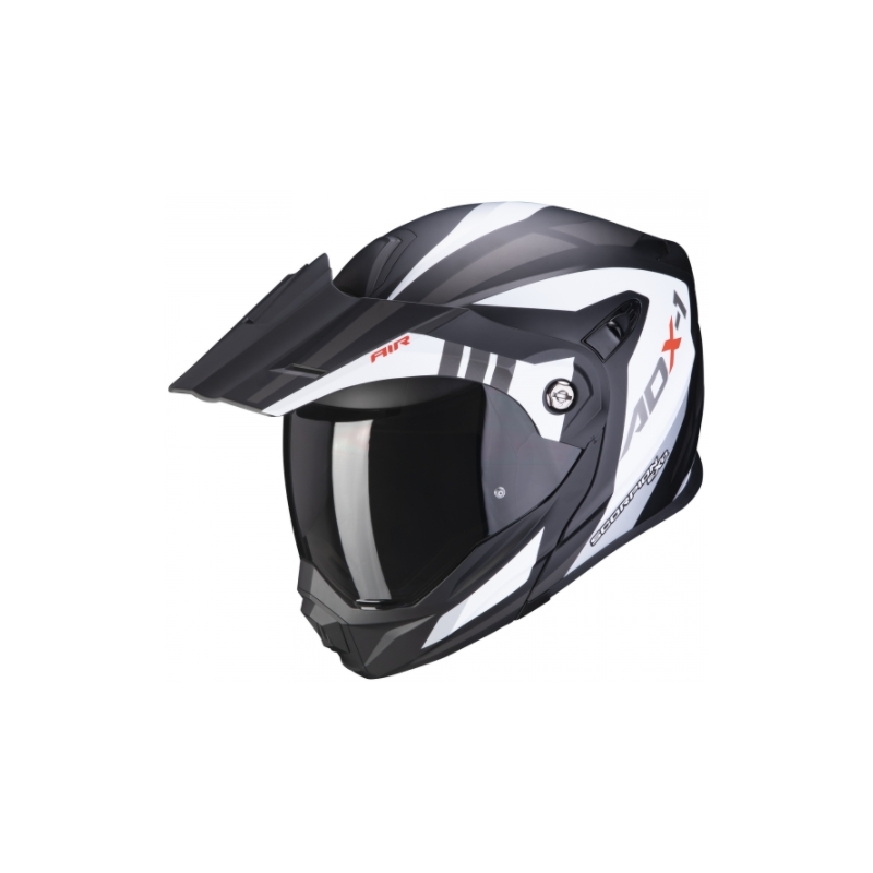 Összecsukható enduro sisak Scorpion ADX-1 Lontano fehér-fekete