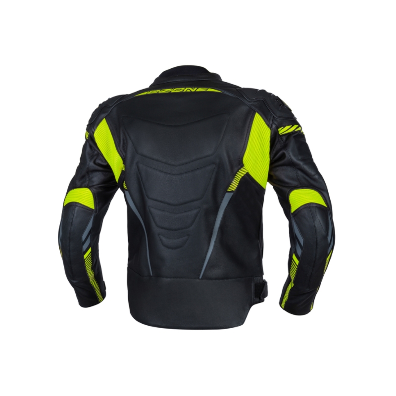 Kabát motorkerékpárhoz Ózon RS600 fekete-fluo sárga