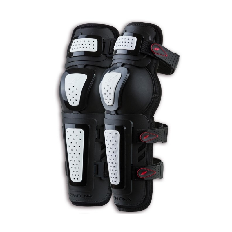 Moto térdpárnák Zandona Kneeguard Evo fekete-fehér