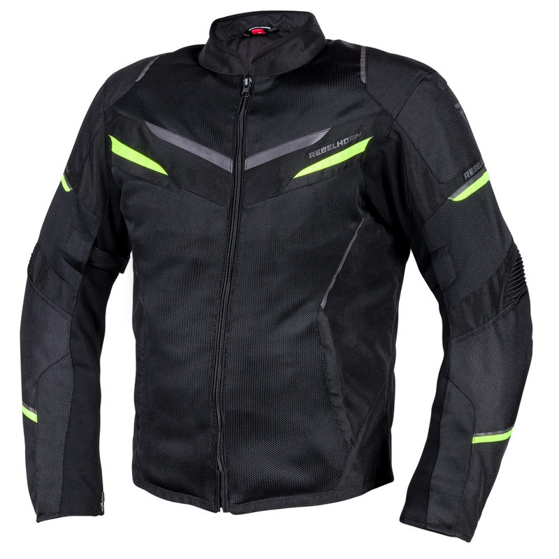 Rebelhorn Flux fekete neon sárga motoros dzseki