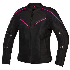 Rebelhorn Hiflow IV női motoros kabát  fekete-neon rózsaszín