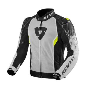 Revit Quantum 2 Air motorkerékpár-kabát fehér-fekete