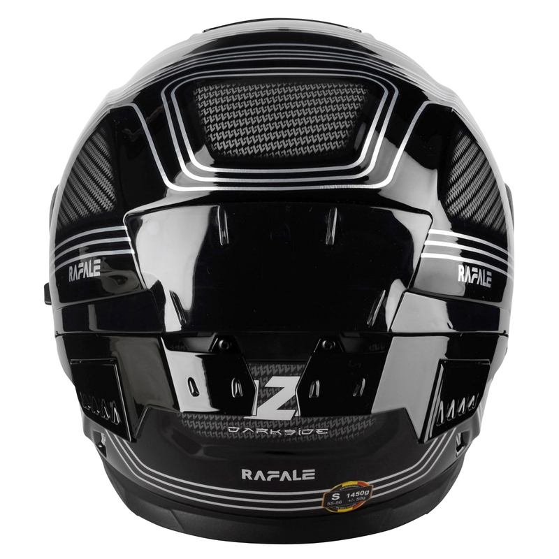 Integrált motoros sisak Lazer Rafale SR Darkside fekete-szürke