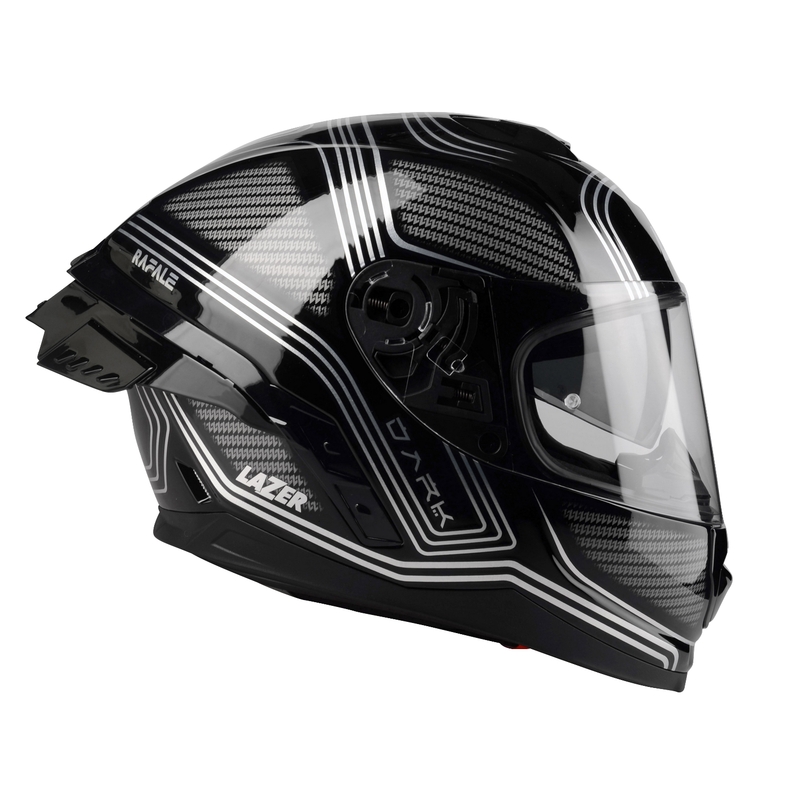 Integrált motoros sisak Lazer Rafale SR Darkside fekete-szürke