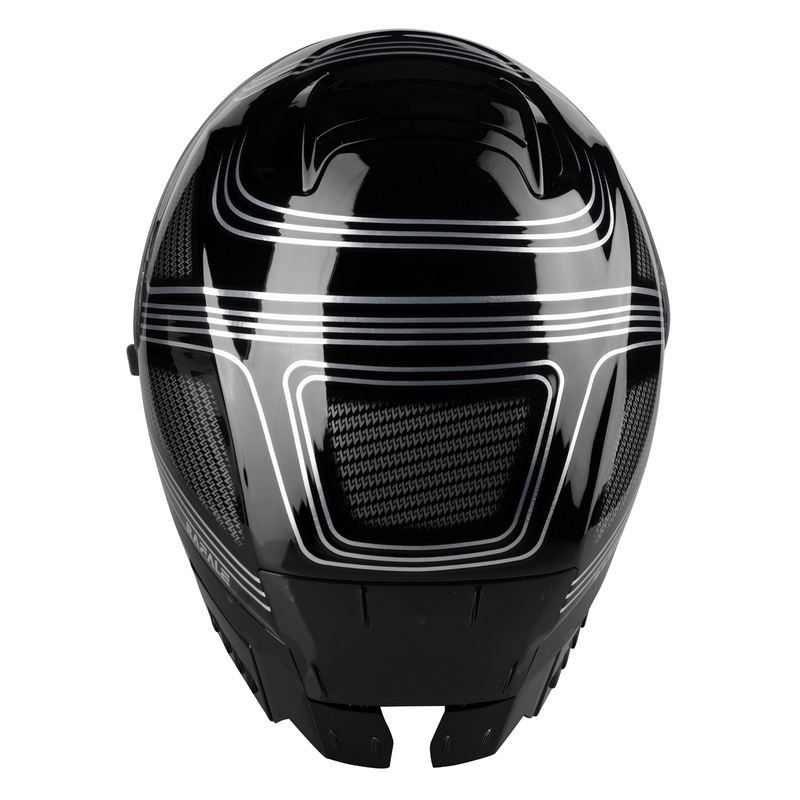 Integrált motoros sisak Lazer Rafale SR Darkside fekete-szürke