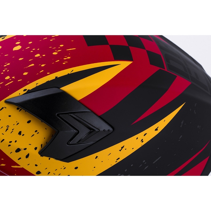 Integrált motoros sisak Cassida Integral 3.0 DRFT narancssárga-fluo piros