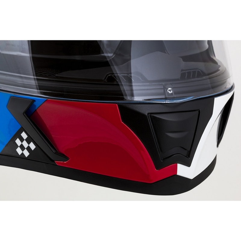Integrált motoros sisak Cassida Integral 3.0 DRFT piros-gyöngykék