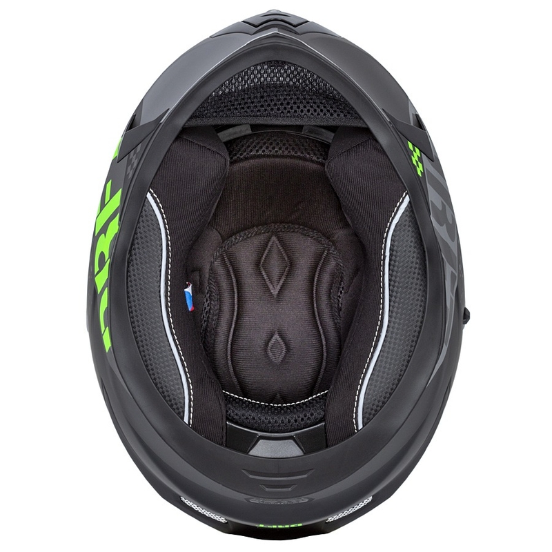 Integrált motoros sisak Cassida Integral 3.0 DRFT Matt Szürke-Fekete-Zöld