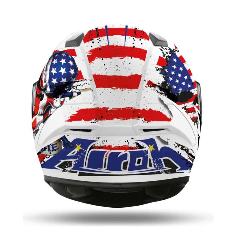 Integrált sisak Airoh Valor Uncle Sam fehér-kék-piros