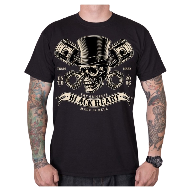 Férfi póló Black Heart Gentleman