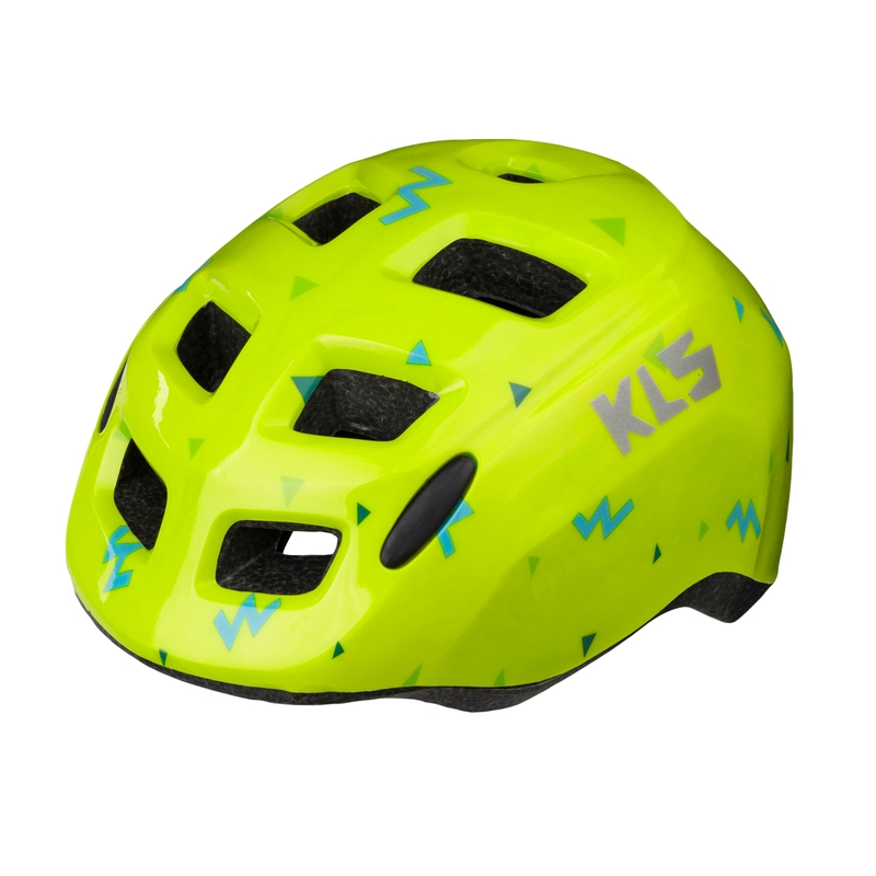 Dětská cyklo přilba KELLYS Zigzag fluo žlutá výprodej