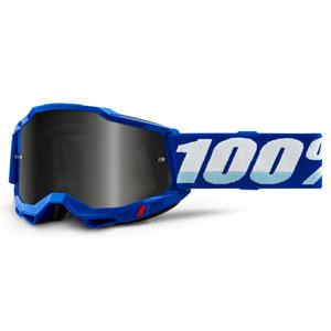 Motocross szemüveg 100% ACCURI 2 kék (füstplexi)