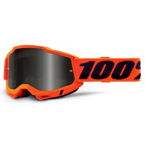 Motocross szemüveg 100% ACCURI 2 narancs (füstplexi)