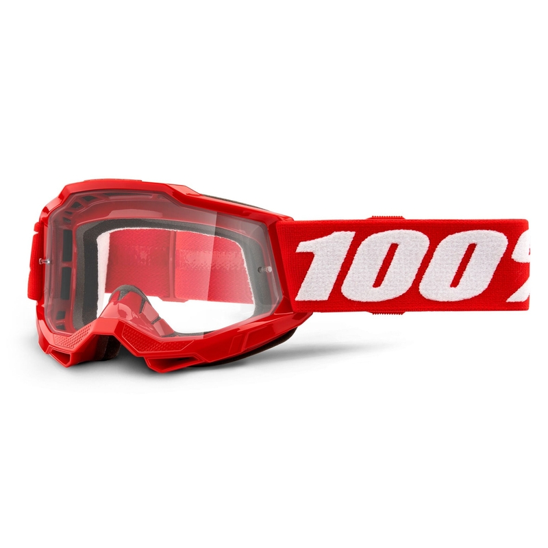 Gyermek motocross szemüveg 100% ACCURI 2 narancs (átlátszó védőburkolat)