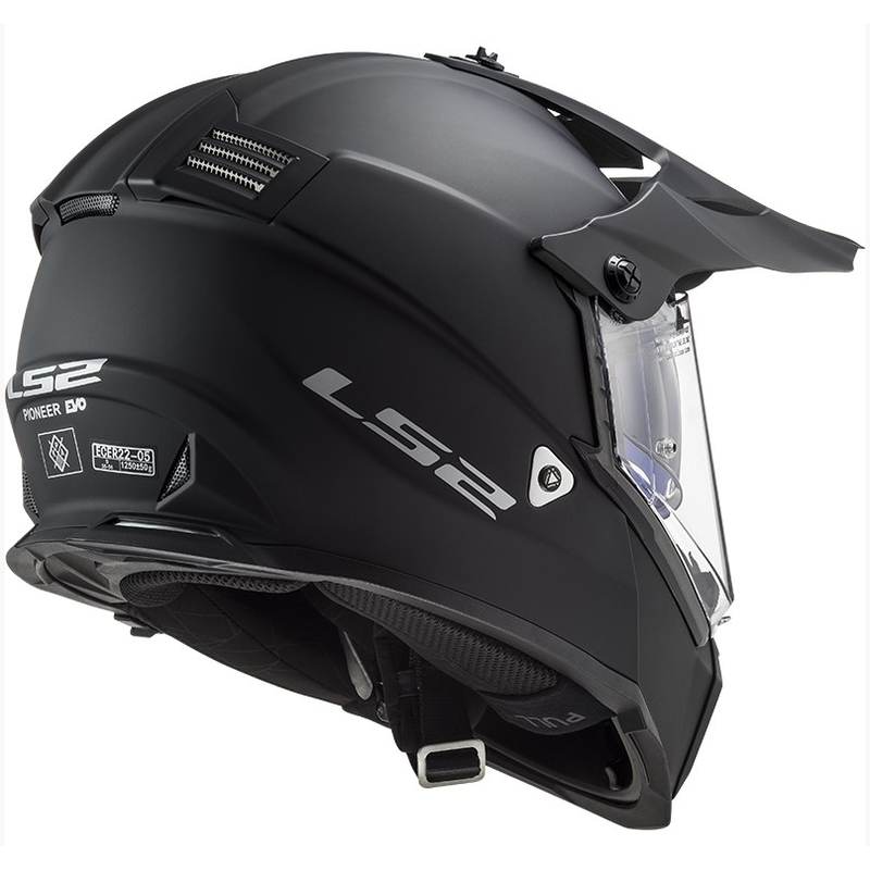 Enduro sisak LS2 MX436 Pioneer EVO fekete matt - II. osztály