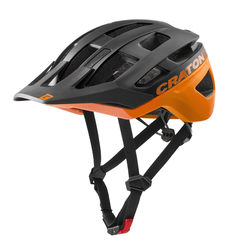 Cyklo přilba CRATONI AllRace černo-fluo oranžová výprodej