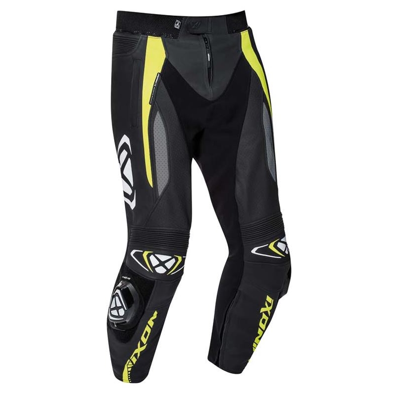 Motoros nadrág IXON Vortex 2 fekete-fluo sárga