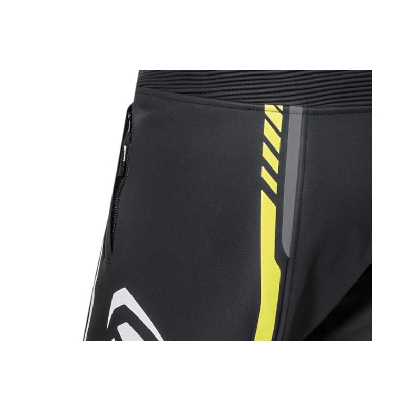 Motoros nadrág IXON Vortex 2 fekete-fluo sárga