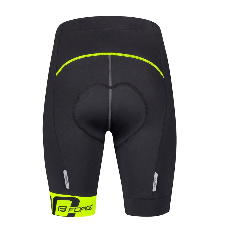 Kraťasy FORCE B30 černo-fluo žluté výprodej