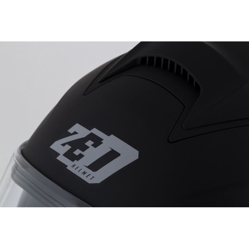Billenő sisak motorkerékpárhoz ZED F18 fekete matt