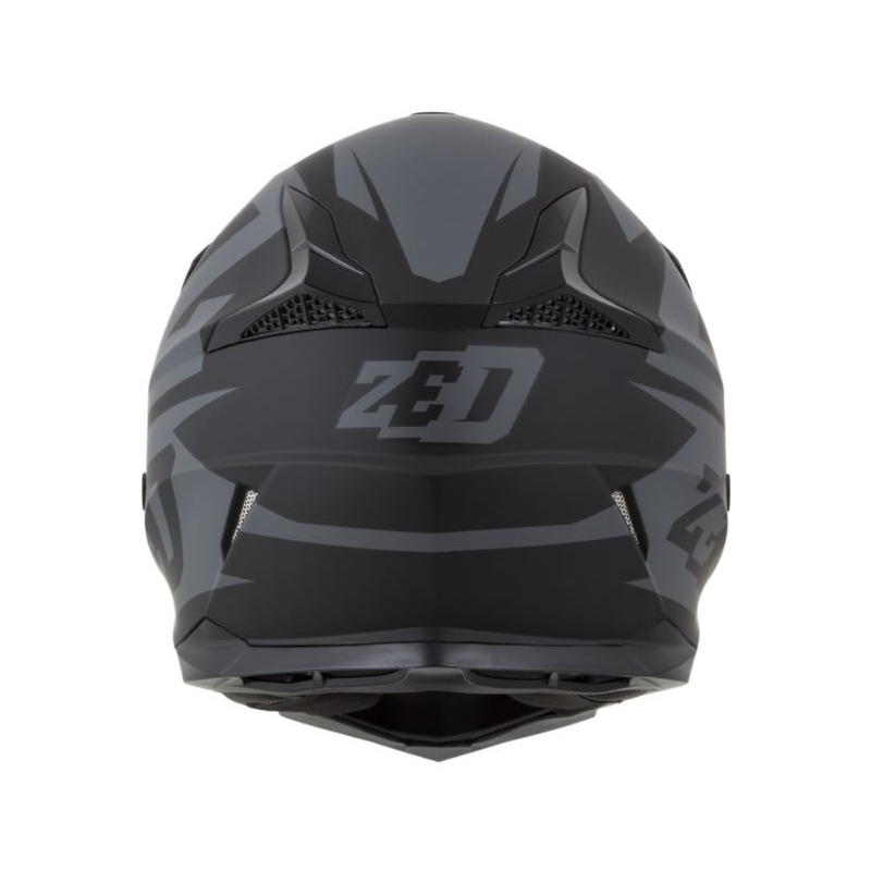 Motocross sisak ZED X1.9 fekete-szürke matt