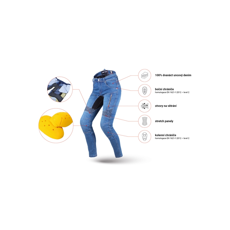 Street Racer Stretch II Slim fit CE női farmernadrág kék
