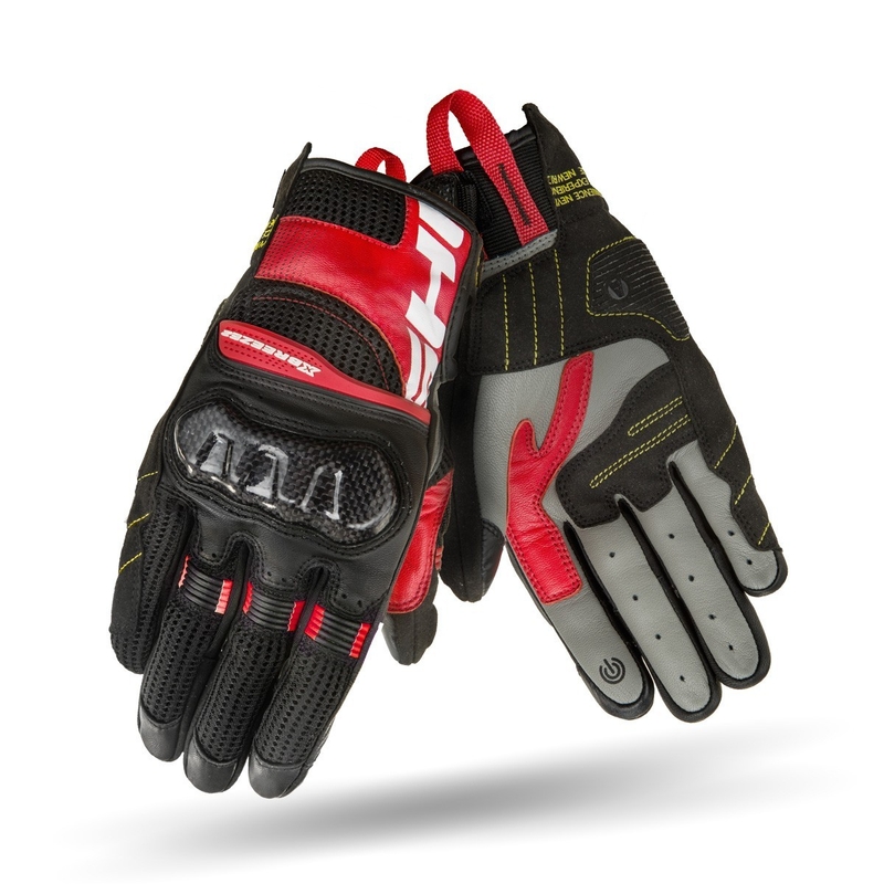 Shima X-Breeze 2 motoros kesztyű fekete-piros