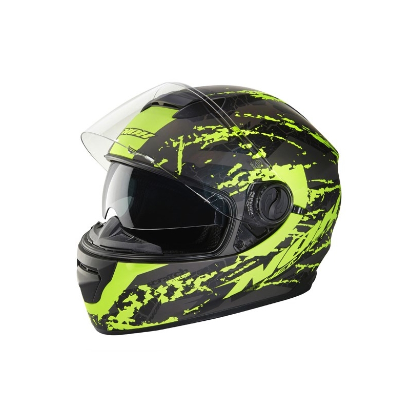 Integrált motorkerékpár sisak NOX N301 Scratch kiárusítás