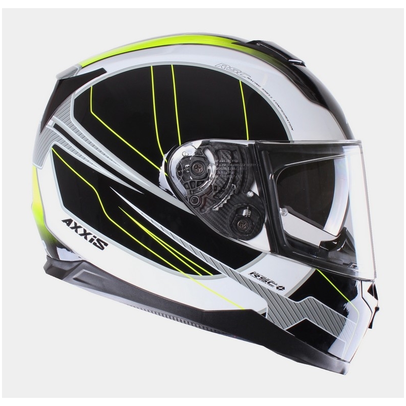 Motoros sisak Axxis Debütált fekete-fluo sárga