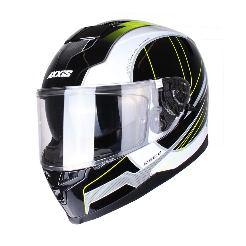 Motoros sisak Axxis Debütált fekete-fluo sárga