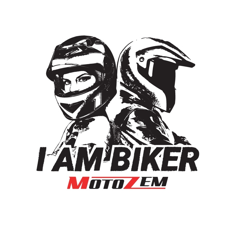 MotoZem I Am Biker matrica