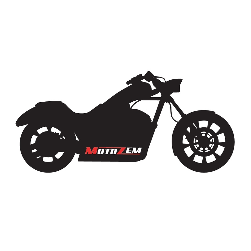MotoZem Chopper kerékpáros matrica