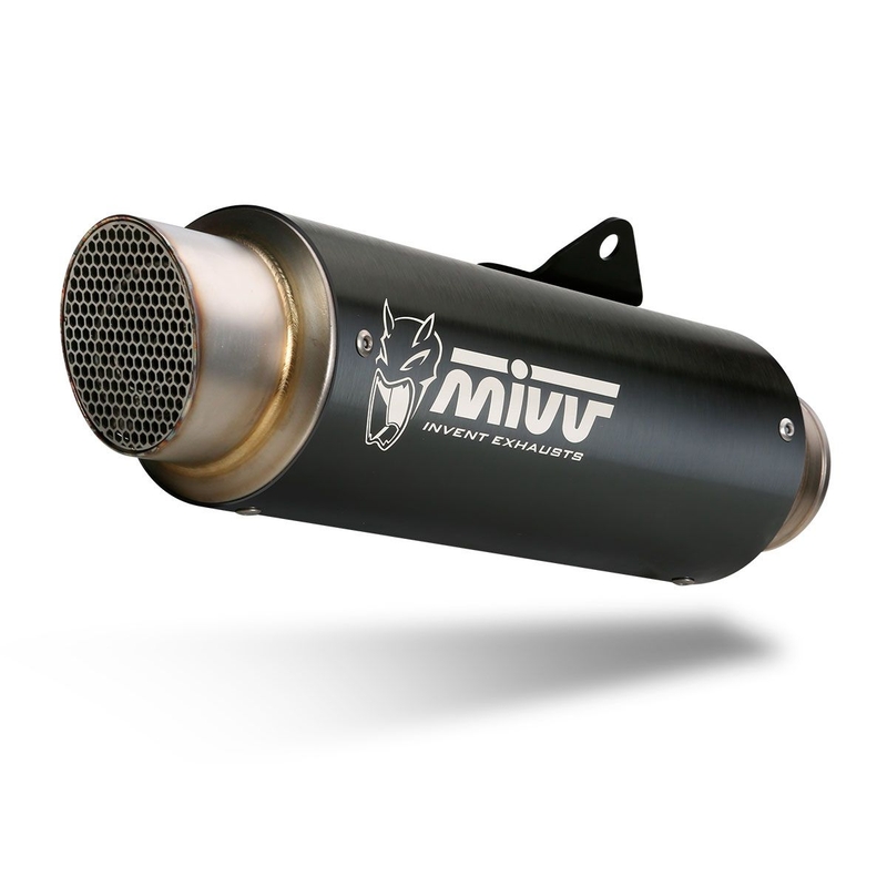 Kipufogócsúcs MIVV GP PRO D.035.LXBP Fekete acél - II. minőség