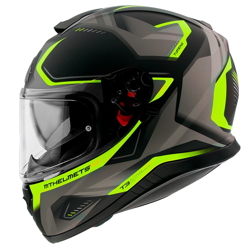 Integrált sisak MT Thunder 3 SV Turbina fekete-szürke-fluo sárga - Ii.class